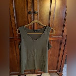 G By Giuliana, olive cotton tank.